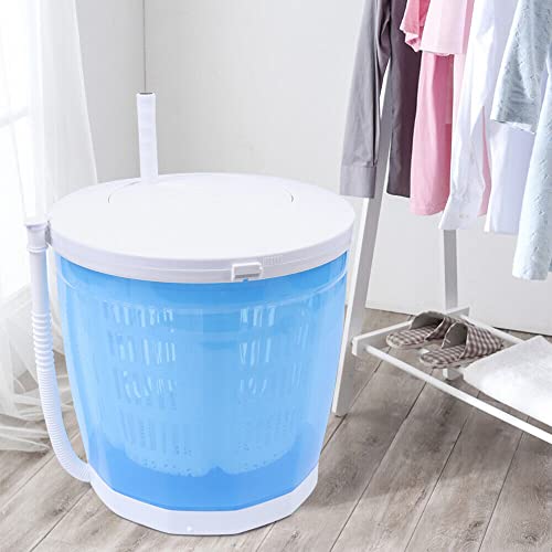 Portable Washing Machine - 2 in 1 Washing Machine, Hand-Operated Mini Compact Compact Traveling Outdoor Compact Washer Spin Dryer for Dorms, Apartments, Camping Travelling Outdoor