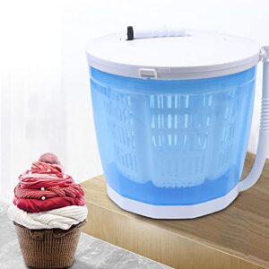 Portable Washing Machine - 2 in 1 Washing Machine, Hand-Operated Mini Compact Compact Traveling Outdoor Compact Washer Spin Dryer for Dorms, Apartments, Camping Travelling Outdoor