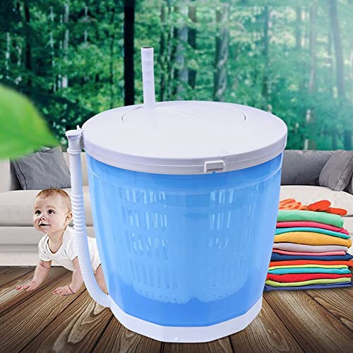 Portable Washing Machine - 2 in 1 Washing Machine, Hand-Operated Mini Compact Compact Traveling Outdoor Compact Washer Spin Dryer for Dorms, Apartments, Camping Travelling Outdoor