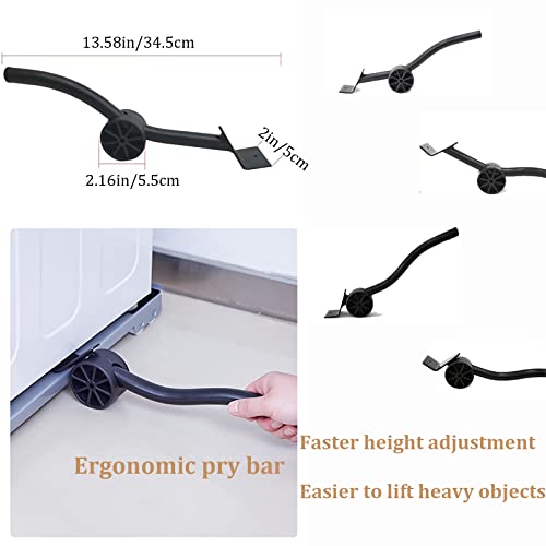 Appliance Roller Expandable Furniture Washing Machine Base with Wheels Heavy Duty Extensible Rollers for Washer and Dryer,Base Mover for Other Heavy Objects