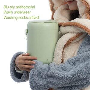 Mini Portable Ultrasonic Washing Machine, Mini Sock Washer Underwear Socks Tiny Clothes Washing Cleaning Machine 2.8L Capacity Dormitory Washer For Home Travel