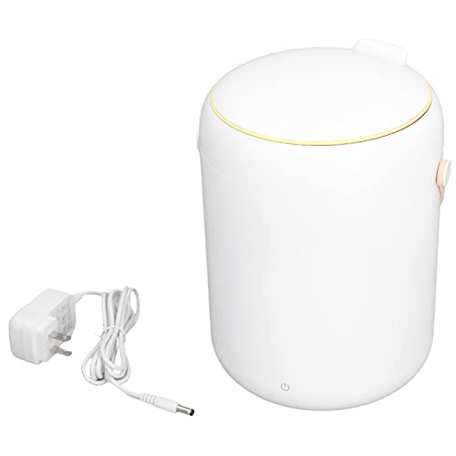 Portable Mini Washing Machine, Intelligent Underwear Washer 3L Capacity for Underwear,Socks, Apartments,Dorms,Students(White)