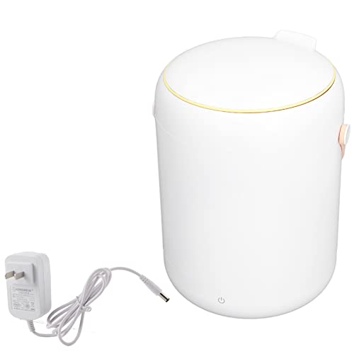 Portable Mini Washing Machine, Intelligent Underwear Washer 3L Capacity for Underwear,Socks, Apartments,Dorms,Students(White)