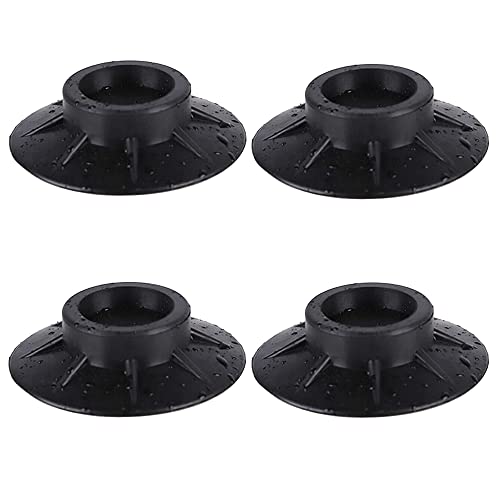 Bestgle 4 Pcs Washing Machine Anti Vibration Rubber Pads, Non-Slip Noise Absorbing Base Foot Stabilizer Pads Mat for Support Protects Washer and Dryer Machine Pedestals Feet