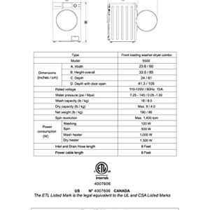 Equator Version 3 Combo Washer Vented/Ventless Dry -Sanitize, Allergen, 1400 RPM