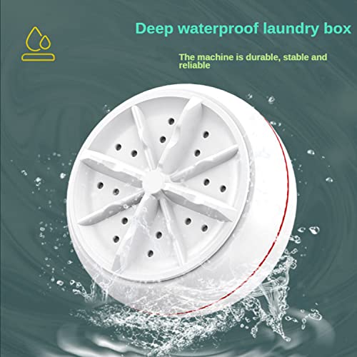 Mini Washing Machine - 27W High Power Turbo Washer Multifunctional Portable Washing Machine USB Powered Mode, Suitable for Travel, Camping, Student Dorm, Business Travel