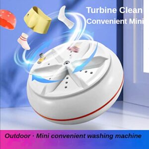 Mini Washing Machine - 27W High Power Turbo Washer Multifunctional Portable Washing Machine USB Powered Mode, Suitable for Travel, Camping, Student Dorm, Business Travel