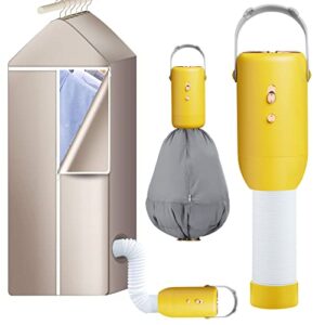mini portable clothes dryer 110v multifunctional small dryer with big clothes bags and warm shoe expansion tube for home apartments dormitory travel