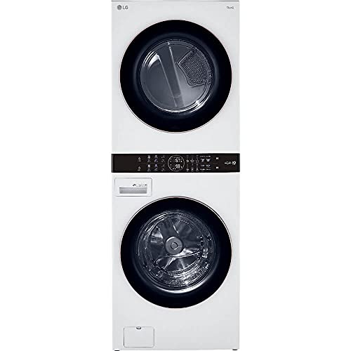 Single Unit Front Load LG WashTower™ with Center Control™ 4.5 cu. ft. Washer and 7.4 cu. ft. Electric Dryer