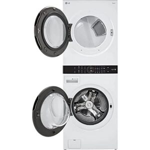 Single Unit Front Load LG WashTower™ with Center Control™ 4.5 cu. ft. Washer and 7.4 cu. ft. Electric Dryer