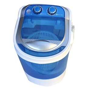 TOYTEXX and DESIGN Intexca US Electric Mini Portable Compact Washing Machine for Children, Camping, Dorm - Blue Color