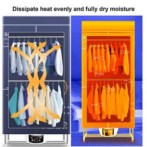 Portable Clothes Dryer, Electric Dryers For Clothes Full Size, Electric Clothes Dryer Machine Double Layer Stackable Clothes Drying Rack