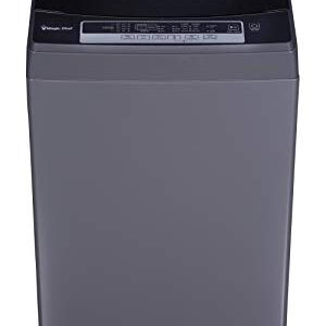 Magic Chef MCSTCW16S4 Stainless Steel 1.6 Cu. Ft. Compact Top-Load Washer