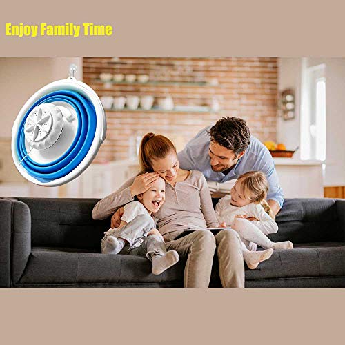 Mini Washing Machine With Foldable Tub Portable Personal Rotating Ultrasonic Turbines Washer USB Convenient Laundry for Travel Home Business Trip