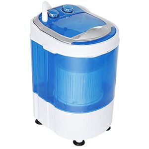lemy mini baby washing machine portable and compact laundry washer with 8.8lbs washing capacity, single tub, blue