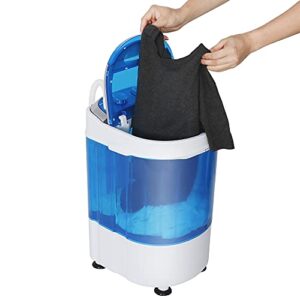LEMY Mini Baby Washing Machine Portable and Compact Laundry Washer with 8.8lbs Washing Capacity, Single Tub, Blue