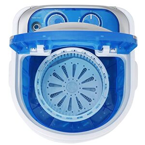 LEMY Mini Baby Washing Machine Portable and Compact Laundry Washer with 8.8lbs Washing Capacity, Single Tub, Blue