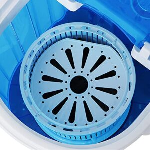 LEMY Mini Baby Washing Machine Portable and Compact Laundry Washer with 8.8lbs Washing Capacity, Single Tub, Blue