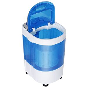 LEMY Mini Baby Washing Machine Portable and Compact Laundry Washer with 8.8lbs Washing Capacity, Single Tub, Blue