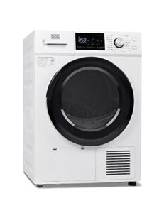 black+decker bdfh44m heat pump, 4.4 cu. ft. electric clothes ventless dryer, white