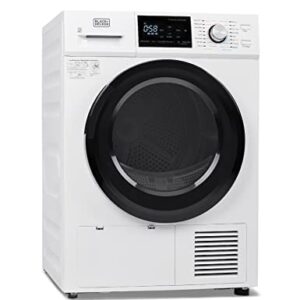 BLACK+DECKER BDFH44M Heat Pump, 4.4 Cu. Ft. Electric Clothes Ventless Dryer, White