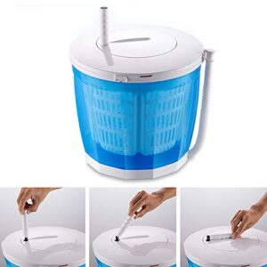 Portable Dryer Machine, Portable Mini Traveling Outdoor Compact Washer Spin Dryer for Outdoor/Traveling/RV Labor-saving, Better for Drying Underwear, Socks