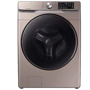 samsung wf45r6100ac 4.5 cu. ft. champagne front load washer with steam