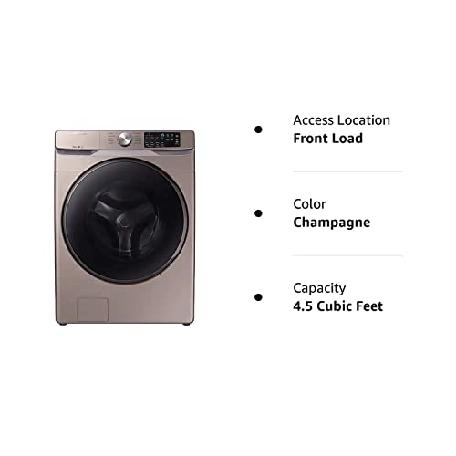 Samsung WF45R6100AC 4.5 Cu. ft. Champagne Front Load Washer with Steam
