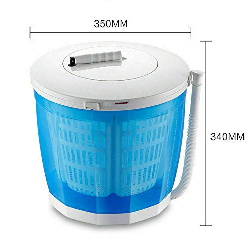 Mini Washing Machine Portable Washing Handle Tool Manual Compact Washer Traveling Outdoor Compact Spin Dryer Hand-operated Washer and Dryer Combo