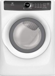 electrolux efme427uiw 8.0 cu. ft. white electric dryer with steam