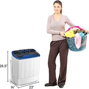 MamaHome DF-X3608-Blue Mini Washing Machine, XPB36-1208-Blue, Blue