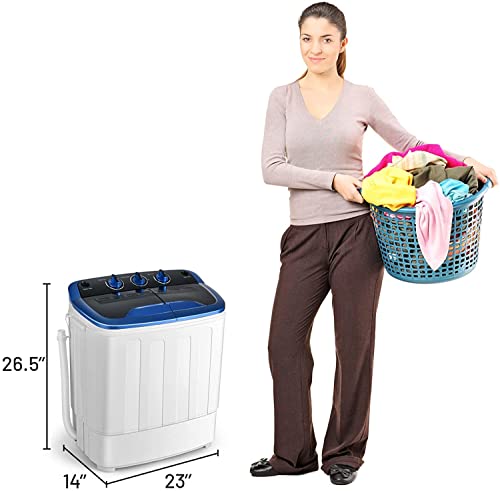 MamaHome DF-X3608-Blue Mini Washing Machine, XPB36-1208-Blue, Blue