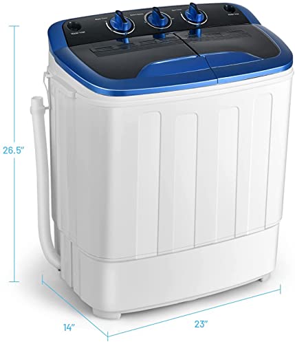 MamaHome DF-X3608-Blue Mini Washing Machine, XPB36-1208-Blue, Blue