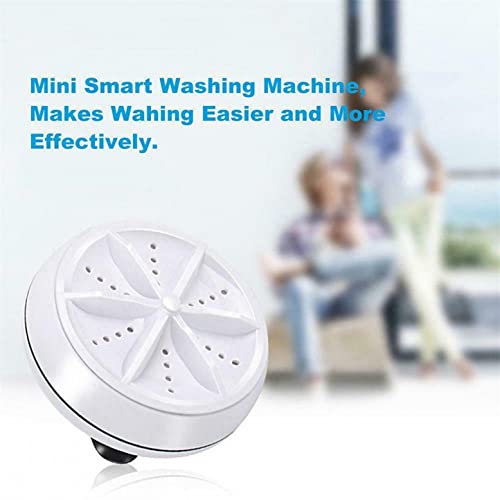 BYCZ Portable Mini Dishwasher & Washing Machine - Turbine Washing Machine Portable Turbo Washer, 3in1 Dishwashers Mini Lights Ultrasonic Waves Convenient Travel Home Business Travel USB