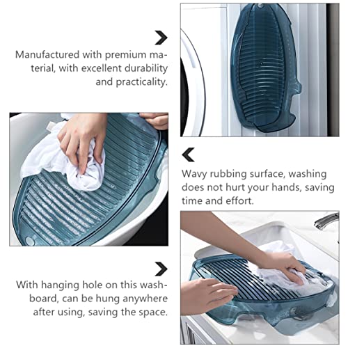 Angoily ser of 2 Washing Washboard Non- Washboard for Washing Clothes scrubbing Board for Home Clothes scrubbing Board Skid Washboard Home