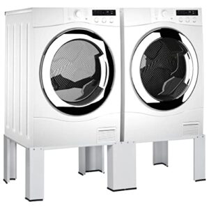 SKM Double Washing and Drying Machine Pedestal White-1194