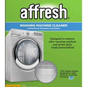 everydrop by Whirlpool Ice and Water Refrigerator Filter 4, EDR4RXD1, Single-Pack & Affresh Washing Machine Cleaner, Cleans Front Load and Top Load Washers, Including HE, 5 Tablets