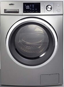 summit appliance spwd2203p 24″ wide 115v washer/dryer combo in platinum for non-vented use, 2.7 cu.ft. capacity, lcd display, 16 wash cycles, 1300 rpm, stainless steel drum, child lock
