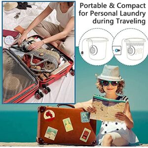 Mini Washing Machine Portable Turbine Washer,Portable mini washing machine, Portable Washing Machine with USB for Travel Business Trip or College Rooms (No remote control)