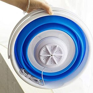 AEIOFU Portable Mini Foldable Washing Machine USB Powered Lightweight Washer for Home Travel Apartment Portable Compact Washing Machine Foldable Mini Washer Mini USB Washer