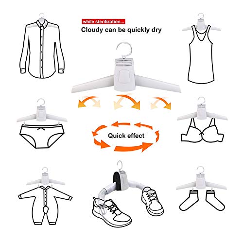 Portable Clothes Dryer Fast Drying Cloth Suit Hanger Dryer, Electric Folding Clothes Shoes Drying Hangers Mini Portable Dryer Rack Machine for Household Travel