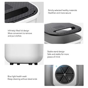 Syrisora 6L Mini Washing Machine Forward and Reverse Rotation USB Power Supply Automatic Power Off Portable Mini Underwear Washer