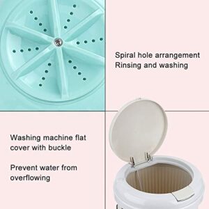 Portable Washing Machine, 8L Ozone Sterilization Mini Washing Machine for Washing Baby Clothes Underwear or Small Item Apartment Dorm Travelling Small Spaces Gift for Friend or Family(1#)