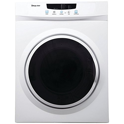 Magic Chef MCSDRY35W 3.5 cu ft Compact Electric Dryer, White