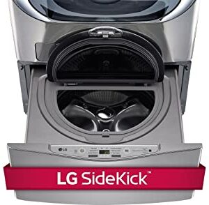 LG WD100CV 1.0 Cu. Ft. Graphite SideKick Pedestal Washer