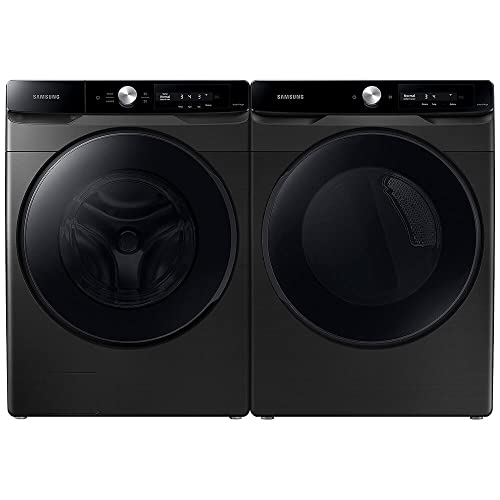 Samsung WF45A6400AV 4.5 Cu. Ft. Brushed Black Large Capacity Smart Dial Front Load Washer