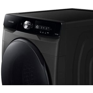 Samsung WF45A6400AV 4.5 Cu. Ft. Brushed Black Large Capacity Smart Dial Front Load Washer