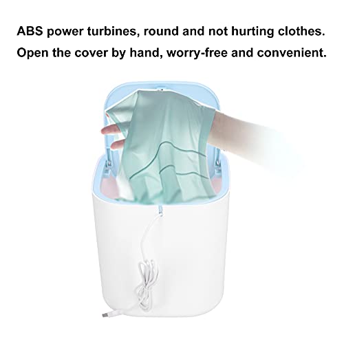 Small Washing Machine, Portable Mini Washing Machine, Three Layer, Washing Capacity 3.8lbs, USB Cable, Low Noise, for Dorms, Apartments, Camping