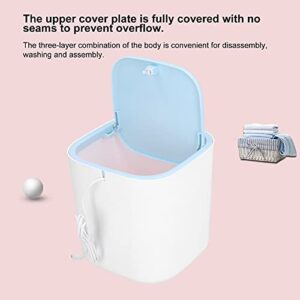 Small Washing Machine, Portable Mini Washing Machine, Three Layer, Washing Capacity 3.8lbs, USB Cable, Low Noise, for Dorms, Apartments, Camping