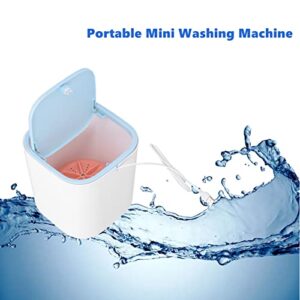 Small Washing Machine, Portable Mini Washing Machine, Three Layer, Washing Capacity 3.8lbs, USB Cable, Low Noise, for Dorms, Apartments, Camping